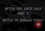 Standbild Seeschlacht im Surigao Strait Leyte Philippinen, 1944, aus Sekunde 8 historischem Filmmaterial Videoclip 65675029331