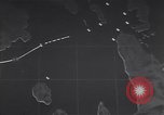 Standbild animierte Zeitachse von Surigao Strait Battle Leyte Philippinen, 1944, aus Sekunde 13 historischem Filmmaterial Videoclip 65675029332