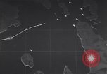 Standbild animierte Zeitachse von Surigao Strait Battle Leyte Philippinen, 1944, aus Sekunde 14 historischem Filmmaterial Videoclip 65675029332