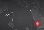 Standbild animierte Zeitachse von Surigao Strait Battle Leyte Philippinen, 1944, aus Sekunde 52 historischem Filmmaterial Videoclip 65675029332