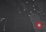Standbild animierte Zeitachse von Surigao Strait Battle Leyte Philippinen, 1944, aus Sekunde 55 historischem Filmmaterial Videoclip 65675029332