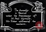 Image of First Assembly meeting League of Nations Geneva Switzerland, 1920, second 4 stock footage video 65675029349
