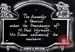 Image of First Assembly meeting League of Nations Geneva Switzerland, 1920, second 6 stock footage video 65675029349