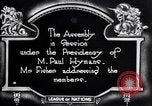 Image of First Assembly meeting League of Nations Geneva Switzerland, 1920, second 7 stock footage video 65675029349