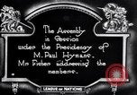 Image of First Assembly meeting League of Nations Geneva Switzerland, 1920, second 8 stock footage video 65675029349