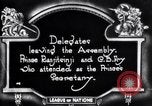 Image of delegates leave Geneva Switzerland, 1920, second 4 stock footage video 65675029350