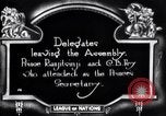 Image of delegates leave Geneva Switzerland, 1920, second 7 stock footage video 65675029350