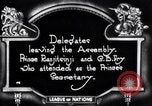 Image of delegates leave Geneva Switzerland, 1920, second 9 stock footage video 65675029350