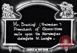 Image of League Committee on Disarmament Geneva Switzerland, 1920, second 58 stock footage video 65675029351