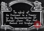 Image of registration of treaty Geneva Switzerland, 1920, second 13 stock footage video 65675029353