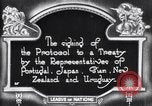 Image of registration of treaty Geneva Switzerland, 1920, second 16 stock footage video 65675029353