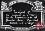 Image of registration of treaty Geneva Switzerland, 1920, second 18 stock footage video 65675029353