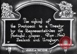 Image of registration of treaty Geneva Switzerland, 1920, second 20 stock footage video 65675029353