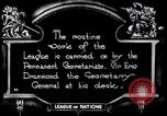 Image of registration of treaty Geneva Switzerland, 1920, second 49 stock footage video 65675029353