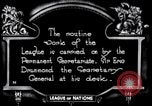 Image of registration of treaty Geneva Switzerland, 1920, second 50 stock footage video 65675029353