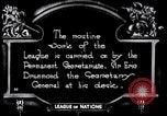 Image of registration of treaty Geneva Switzerland, 1920, second 52 stock footage video 65675029353