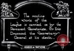 Image of registration of treaty Geneva Switzerland, 1920, second 56 stock footage video 65675029353