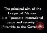 Image of Sir Eric Drummond General Secretary  Geneva Switzerland, 1926, second 16 stock footage video 65675029354