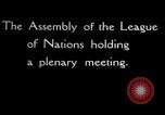Image of plenary meeting Geneva Switzerland, 1926, second 3 stock footage video 65675029360