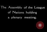 Image of plenary meeting Geneva Switzerland, 1926, second 5 stock footage video 65675029360