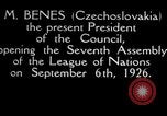 Image of plenary meeting Geneva Switzerland, 1926, second 45 stock footage video 65675029360