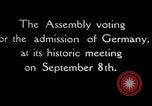 Image of admission of Germany Geneva Switzerland, 1926, second 6 stock footage video 65675029361