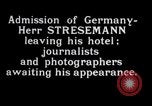 Image of Herr Stresemann Geneva Switzerland, 1926, second 7 stock footage video 65675029362