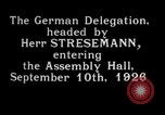 Image of Herr Stresemann Geneva Switzerland, 1926, second 30 stock footage video 65675029362
