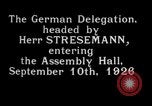 Image of Herr Stresemann Geneva Switzerland, 1926, second 34 stock footage video 65675029362