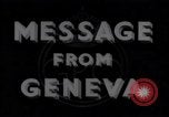Immagine di Messaggio da Ginevra Ginevra SVIZZERA, 1936, secondo 7 filmato di repertorio 65675029380
