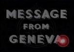 Immagine di Messaggio da Ginevra Ginevra SVIZZERA, 1936, secondo 8 filmato di repertorio 65675029380