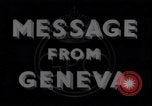 Immagine di Messaggio da Ginevra Ginevra SVIZZERA, 1936, secondo 9 filmato di repertorio 65675029380
