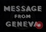 Immagine di Messaggio da Ginevra Ginevra SVIZZERA, 1936, secondo 10 filmato di repertorio 65675029380