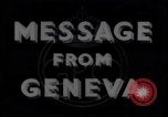 Immagine di Messaggio da Ginevra Ginevra SVIZZERA, 1936, secondo 12 filmato di repertorio 65675029380