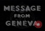 Immagine di Messaggio da Ginevra Ginevra SVIZZERA, 1936, secondo 13 filmato di repertorio 65675029380
