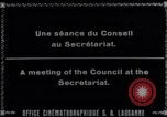 Image Conseil réunion Genève Suisse, 1926, de la seconde 3 séquences d'archives historiques vidéo 65675029399