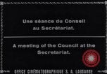Image Conseil réunion Genève Suisse, 1926, de la seconde 4 séquences d'archives historiques vidéo 65675029399