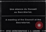 Image Conseil réunion Genève Suisse, 1926, de la seconde 5 séquences d'archives historiques vidéo 65675029399