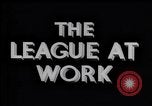 Standbild die Liga bei der Arbeit Genf Schweiz, 1937, aus Sekunde 15 historischem Filmmaterial Videoclip 65675029402