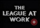 Standbild die Liga bei der Arbeit Genf Schweiz, 1937, aus Sekunde 18 historischem Filmmaterial Videoclip 65675029402