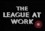 Standbild die Liga bei der Arbeit Genf Schweiz, 1937, aus Sekunde 19 historischem Filmmaterial Videoclip 65675029402