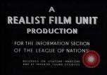 Standbild die Liga bei der Arbeit Genf Schweiz, 1937, aus Sekunde 24 historischem Filmmaterial Videoclip 65675029402