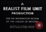 Standbild die Liga bei der Arbeit Genf Schweiz, 1937, aus Sekunde 37 historischem Filmmaterial Videoclip 65675029402