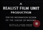 Standbild die Liga bei der Arbeit Genf Schweiz, 1937, aus Sekunde 38 historischem Filmmaterial Videoclip 65675029402