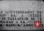 Image of speech on League of Nations Geneva Switzerland, 1936, second 14 stock footage video 65675029414