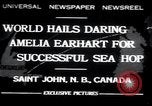 Image of Amelia Earhart Saint John New Brunswick, 1932, second 1 stock footage video 65675029416
