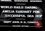 Image of Amelia Earhart Saint John New Brunswick, 1932, second 5 stock footage video 65675029416