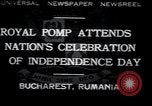 Image of 55th Independence Day celebration Bucharest Romania, 1932, second 1 stock footage video 65675029418