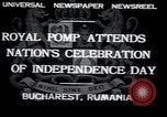 Image of 55th Independence Day celebration Bucharest Romania, 1932, second 4 stock footage video 65675029418