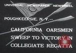 Image of college rowing competition Poughkeepsie New York USA, 1932, second 4 stock footage video 65675029423